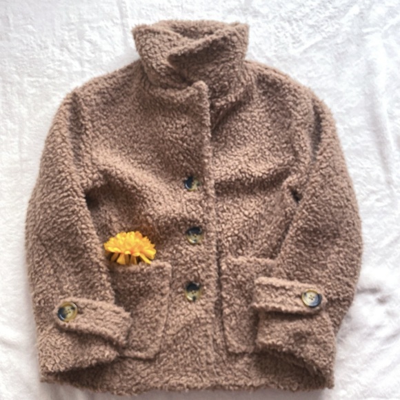 Free People So Soft Cozy Pea Coat - Picture 12 of 13